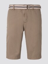 Gemusterte Josh Regular Slim Bermuda-Shorts mit Gürtel - Männer - beige rhomb design Gemusterte Josh Regular Slim Bermuda-Shorts mit Gürtel - Männer - beige rhomb design - 7 - TOM TAILOR