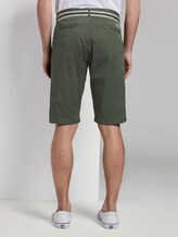 Gemusterte Josh Regular Slim Bermuda-Shorts mit Gürtel - Männer - green rhomb design Gemusterte Josh Regular Slim Bermuda-Shorts mit Gürtel - Männer - green rhomb design - 2 - TOM TAILOR
