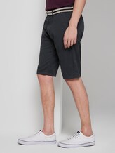 Gemusterte Josh Regular Slim Bermuda-Shorts mit Gürtel - Männer - blue t design Gemusterte Josh Regular Slim Bermuda-Shorts mit Gürtel - Männer - blue t design - 11 - TOM TAILOR