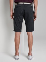Gemusterte Josh Regular Slim Bermuda-Shorts mit Gürtel - Männer - blue t design Gemusterte Josh Regular Slim Bermuda-Shorts mit Gürtel - Männer - blue t design - 2 - TOM TAILOR