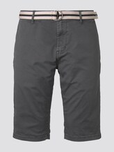 Gemusterte Josh Regular Slim Bermuda-Shorts mit Gürtel - Männer - grey bean design Gemusterte Josh Regular Slim Bermuda-Shorts mit Gürtel - Männer - grey bean design - 7 - TOM TAILOR