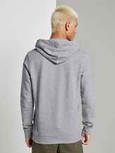 printed hoodie - Men - Light Stone Grey Melange printed hoodie - Men - Light Stone Grey Melange - 2 - TOM TAILOR Denim
