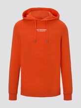 printed hoodie - Men - fever red printed hoodie - Men - fever red - 7 - TOM TAILOR Denim