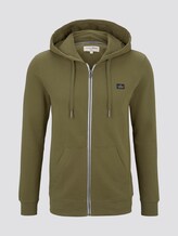 Sweatshirtjacke mit Kapuze - Männer - faded moss green Sweatshirtjacke mit Kapuze - Männer - faded moss green - 7 - TOM TAILOR Denim