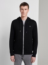 Sweatshirtjacke mit Kapuze - Männer - Black Sweatshirtjacke mit Kapuze - Männer - Black - 1 - TOM TAILOR Denim