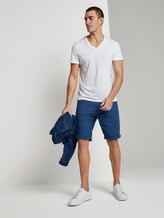 Josh Regular Slim Chino Shorts - Mannen - after dark blue Josh Regular Slim Chino Shorts - Mannen - after dark blue - 3 - TOM TAILOR