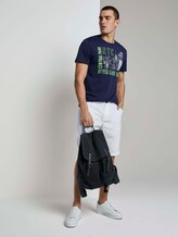 Josh Regular Slim Chino-Shorts - Männer - White Josh Regular Slim Chino-Shorts - Männer - White - 3 - TOM TAILOR