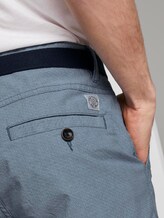 Gemusterte Josh Regular Slim Baumwoll-Shorts mit Gürtel - Männer - light blue tailor design Gemusterte Josh Regular Slim Baumwoll-Shorts mit Gürtel - Männer - light blue tailor design - 10 - TOM TAILOR