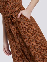 Jumpsuit mit Wickeldetail - Frauen - brown leo print Jumpsuit mit Wickeldetail - Frauen - brown leo print - 10 - TOM TAILOR Denim