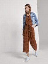 Jumpsuit mit Wickeldetail - Frauen - brown leo print Jumpsuit mit Wickeldetail - Frauen - brown leo print - 3 - TOM TAILOR Denim