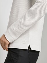 Strickpullover mit Rundhalsausschnitt - Frauen - Whisper White Strickpullover mit Rundhalsausschnitt - Frauen - Whisper White - 9 - TOM TAILOR