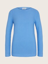 Strickpullover mit Rundhalsausschnitt - Frauen - Soft Charming Blue Strickpullover mit Rundhalsausschnitt - Frauen - Soft Charming Blue - 7 - TOM TAILOR