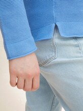Strickpullover mit Rundhalsausschnitt - Frauen - Soft Charming Blue Strickpullover mit Rundhalsausschnitt - Frauen - Soft Charming Blue - 9 - TOM TAILOR