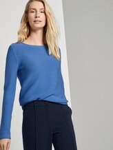 schlichtes Sweatshirt - Frauen - sea blue schlichtes Sweatshirt - Frauen - sea blue - 5 - TOM TAILOR