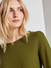 Strickpullover mit Rundhalsausschnitt - Frauen - wood green Strickpullover mit Rundhalsausschnitt - Frauen - wood green - 10 - TOM TAILOR