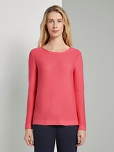 schlichtes Sweatshirt - Frauen - charming pink schlichtes Sweatshirt - Frauen - charming pink - 1 - TOM TAILOR
