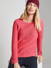 schlichtes Sweatshirt - Frauen - charming pink schlichtes Sweatshirt - Frauen - charming pink - 5 - TOM TAILOR
