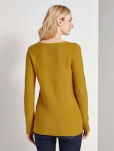 Strickpullover mit Rundhalsausschnitt - Frauen - california sand yellow Strickpullover mit Rundhalsausschnitt - Frauen - california sand yellow - 2 - TOM TAILOR