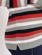 Strickpullover mit Rundhalsausschnitt - Frauen - navy red stripes Strickpullover mit Rundhalsausschnitt - Frauen - navy red stripes - 10 - TOM TAILOR