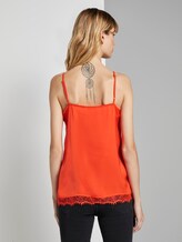 Camisole-Top mit Spitzendetail - Frauen - signal red Camisole-Top mit Spitzendetail - Frauen - signal red - 2 - TOM TAILOR Denim