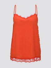Camisole-Top mit Spitzendetail - Frauen - signal red Camisole-Top mit Spitzendetail - Frauen - signal red - 7 - TOM TAILOR Denim