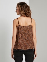 Camisole-Top mit Spitzendetail - Frauen - black leo print Camisole-Top mit Spitzendetail - Frauen - black leo print - 2 - TOM TAILOR Denim