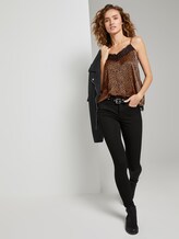 Camisole-Top mit Spitzendetail - Frauen - black leo print Camisole-Top mit Spitzendetail - Frauen - black leo print - 3 - TOM TAILOR Denim