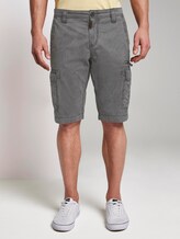 Cargo Bermuda shorts in a washed look - Men - Tarmac Grey Cargo Bermuda shorts in a washed look - Men - Tarmac Grey - 1 - TOM TAILOR