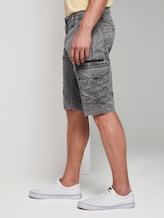 Cargo Bermuda shorts in a washed look - Men - Tarmac Grey Cargo Bermuda shorts in a washed look - Men - Tarmac Grey - 11 - TOM TAILOR