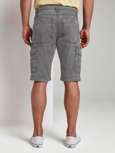 Cargo Bermuda shorts in a washed look - Men - Tarmac Grey Cargo Bermuda shorts in a washed look - Men - Tarmac Grey - 2 - TOM TAILOR