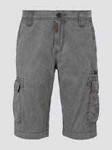 Cargo Bermuda shorts in a washed look - Men - Tarmac Grey Cargo Bermuda shorts in a washed look - Men - Tarmac Grey - 7 - TOM TAILOR