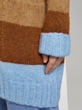 Soft cardigan with stripes - Women - blue brown stripe Soft cardigan with stripes - Women - blue brown stripe - 10 - TOM TAILOR Denim