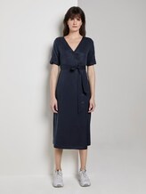 Midi-Kleid mit Knopfleiste - - Sky Captain Blue Midi-Kleid mit Knopfleiste - - Sky Captain Blue - 1 - Mine to five
