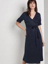 Midi-Kleid mit Knopfleiste - - Sky Captain Blue Midi-Kleid mit Knopfleiste - - Sky Captain Blue - 5 - Mine to five