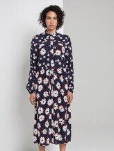 Kleid mit Blumen-Print - Frauen - navy floral design Kleid mit Blumen-Print - Frauen - navy floral design - 1 - Mine to five