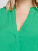 Patterned wrap-around blouse - Women - gras green Patterned wrap-around blouse - Women - gras green - 9 - My True Me