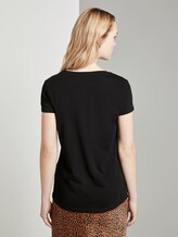 T-Shirt mit Leo-Print - Frauen - Deep Black T-Shirt mit Leo-Print - Frauen - Deep Black - 2 - TOM TAILOR Denim