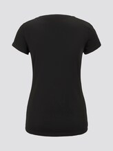 T-Shirt mit Leo-Print - Frauen - Deep Black T-Shirt mit Leo-Print - Frauen - Deep Black - 8 - TOM TAILOR Denim