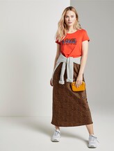 T-Shirt mit Leo-Print - Frauen - signal red T-Shirt mit Leo-Print - Frauen - signal red - 3 - TOM TAILOR Denim