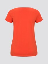 T-Shirt mit Leo-Print - Frauen - signal red T-Shirt mit Leo-Print - Frauen - signal red - 8 - TOM TAILOR Denim