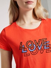 T-Shirt mit Leo-Print - Frauen - signal red T-Shirt mit Leo-Print - Frauen - signal red - 9 - TOM TAILOR Denim