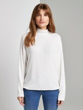 Langarmshirt mit Turtle-Neck - Frauen - Off White Langarmshirt mit Turtle-Neck - Frauen - Off White - 1 - TOM TAILOR Denim