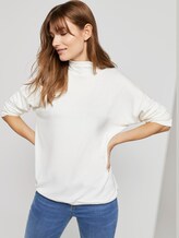 Langarmshirt mit Turtle-Neck - Frauen - Off White Langarmshirt mit Turtle-Neck - Frauen - Off White - 5 - TOM TAILOR Denim