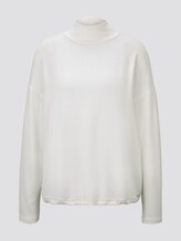 Langarmshirt mit Turtle-Neck - Frauen - Off White Langarmshirt mit Turtle-Neck - Frauen - Off White - 7 - TOM TAILOR Denim