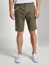 Chino-Shorts mit Kordelanhänger - Männer - Olive Night Green Chino-Shorts mit Kordelanhänger - Männer - Olive Night Green - 1 - TOM TAILOR