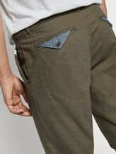 Chino-Shorts mit Kordelanhänger - Männer - Olive Night Green Chino-Shorts mit Kordelanhänger - Männer - Olive Night Green - 10 - TOM TAILOR