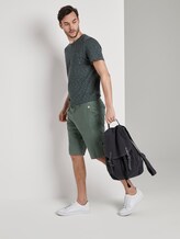 Chino-Shorts mit Kordelanhänger - Männer - Pale Bark Green Chino-Shorts mit Kordelanhänger - Männer - Pale Bark Green - 3 - TOM TAILOR