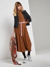 Maxikleid mit Leo-Print und Gürtel - Frauen - brown leo print Maxikleid mit Leo-Print und Gürtel - Frauen - brown leo print - 3 - TOM TAILOR Denim
