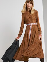 Maxikleid mit Leo-Print und Gürtel - Frauen - brown leo print Maxikleid mit Leo-Print und Gürtel - Frauen - brown leo print - 5 - TOM TAILOR Denim