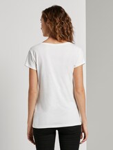 Jersey T-Shirt mit Print - Frauen - Off White Jersey T-Shirt mit Print - Frauen - Off White - 2 - TOM TAILOR Denim